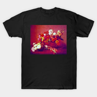 'Flowers Middle Summer' by Henri Fantin-Latou REMASTERED TECHNICOLOR T-Shirt